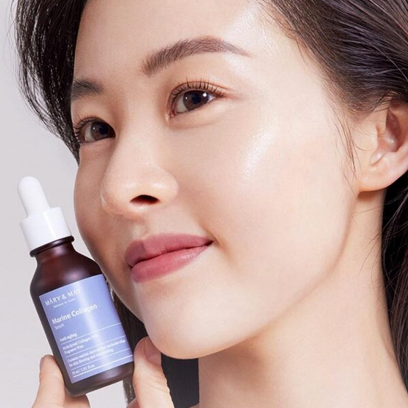 Серум за лице с комплекс от 6 вида пептиди MARY&MAY 6 Peptide Complex Serum