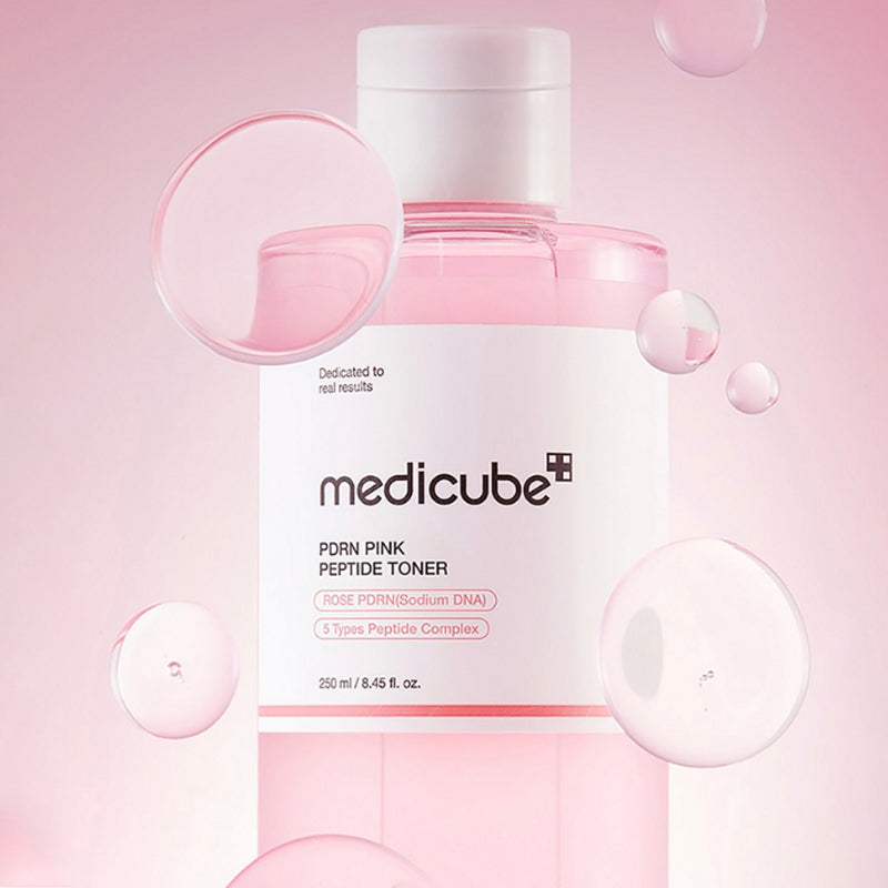 Хидратиращ и успокояващ тоник с PDRN и Cica Medicube Pink Sooting Toner