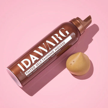 Автобронзиращ мус за незабавен много тъмен тен IDA WARG Instant Self-Tanning Mousse Extra Dark