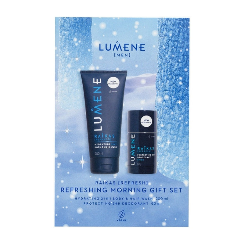 Комплект хидратация за мъже Lumene MEN Raikas Refreshing Morning Gift Set