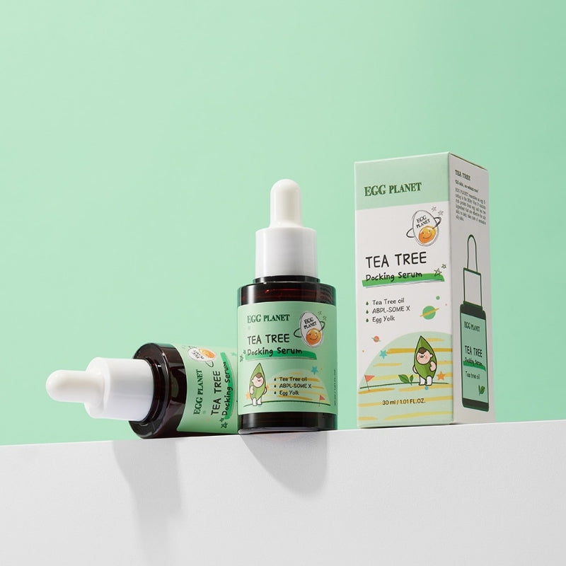 Чаено Дърво Ампулен Серум Против Акне и Черни Точки Doori Egg Planet Tea Tree Docking Serum