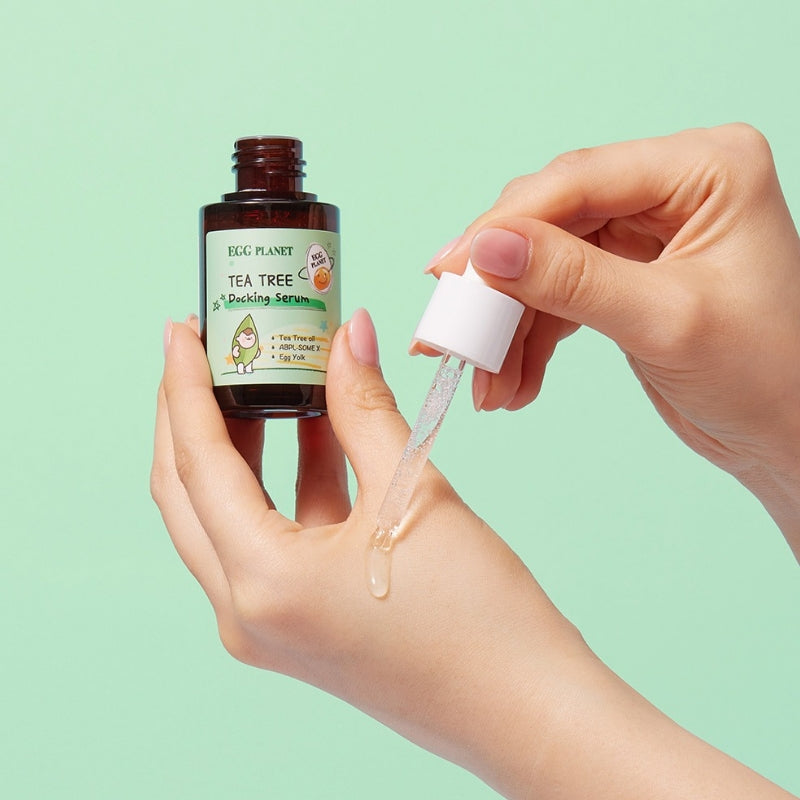 Чаено Дърво Ампулен Серум Против Акне и Черни Точки Doori Egg Planet Tea Tree Docking Serum