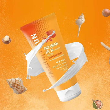 Слънцезащитен Крем за Лице с висока защита SPF 50 UVA/UVB Farmona Sun with Macadamia Oil