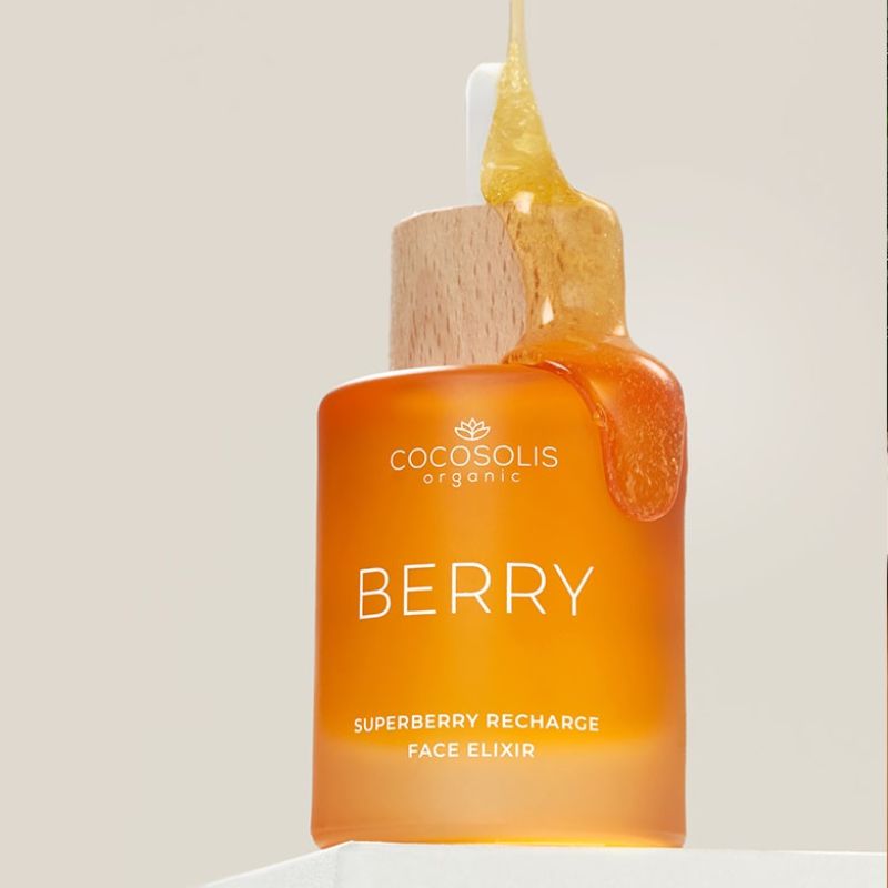 Ревитализиращ серум-еликсир за лице COCOSOLIS BERRY Superberry Recharge Face Elixir