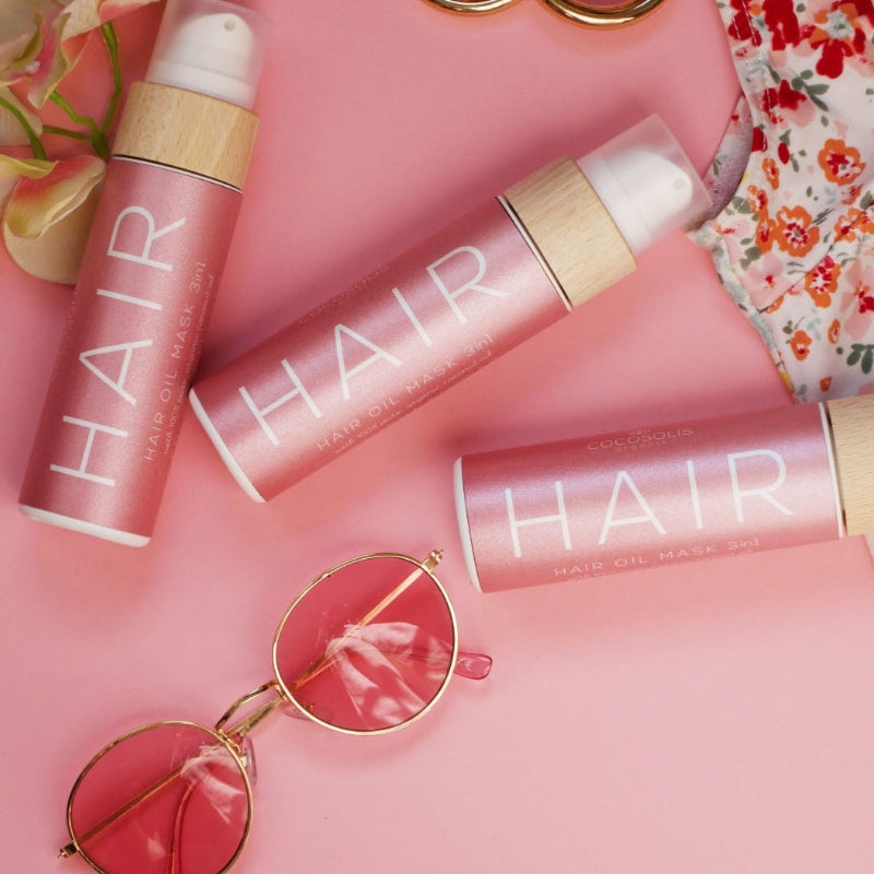 Натурално масло-маска 3в1 за интензивно подхранване COCOSOLIS HAIR Oil Mask 3in1