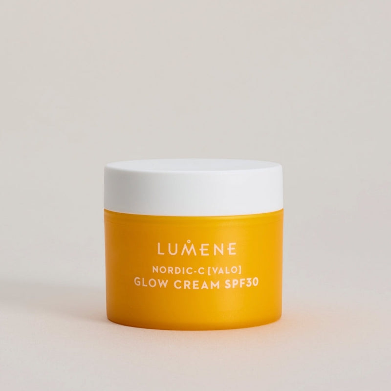Дневен крем с витамин C SPF30 за блясък и сияние за всеки тип кожа Lumene NORDIC-C Valo