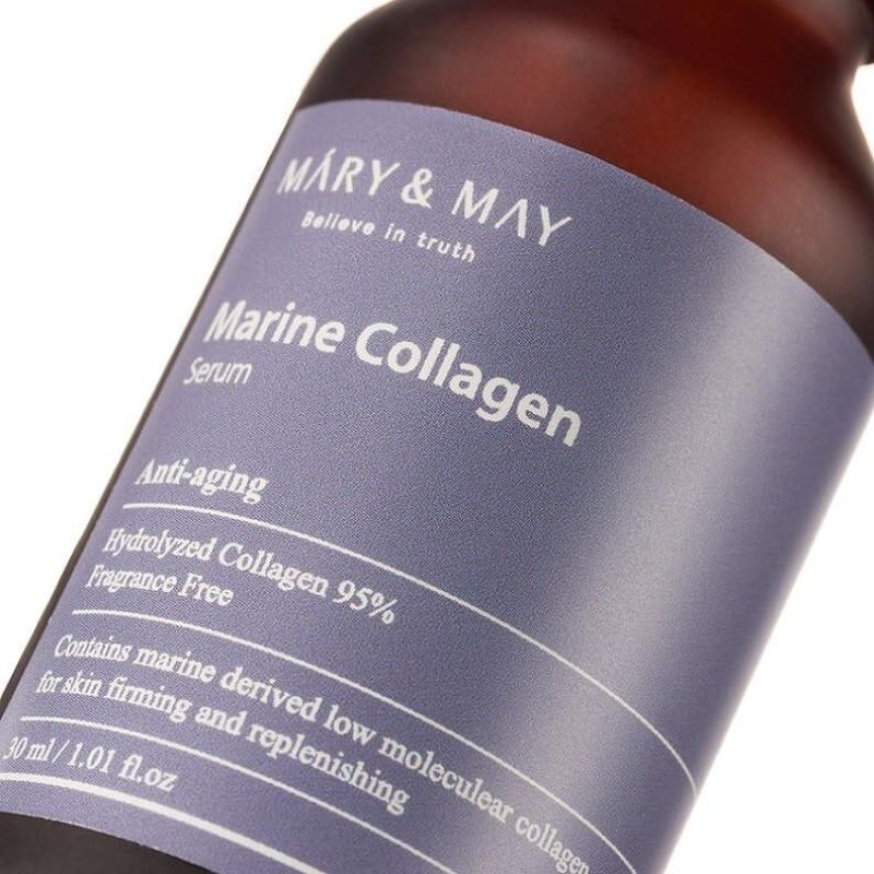 Серум за лице с морски колаген MARY & MAY Marine Collagen Serum