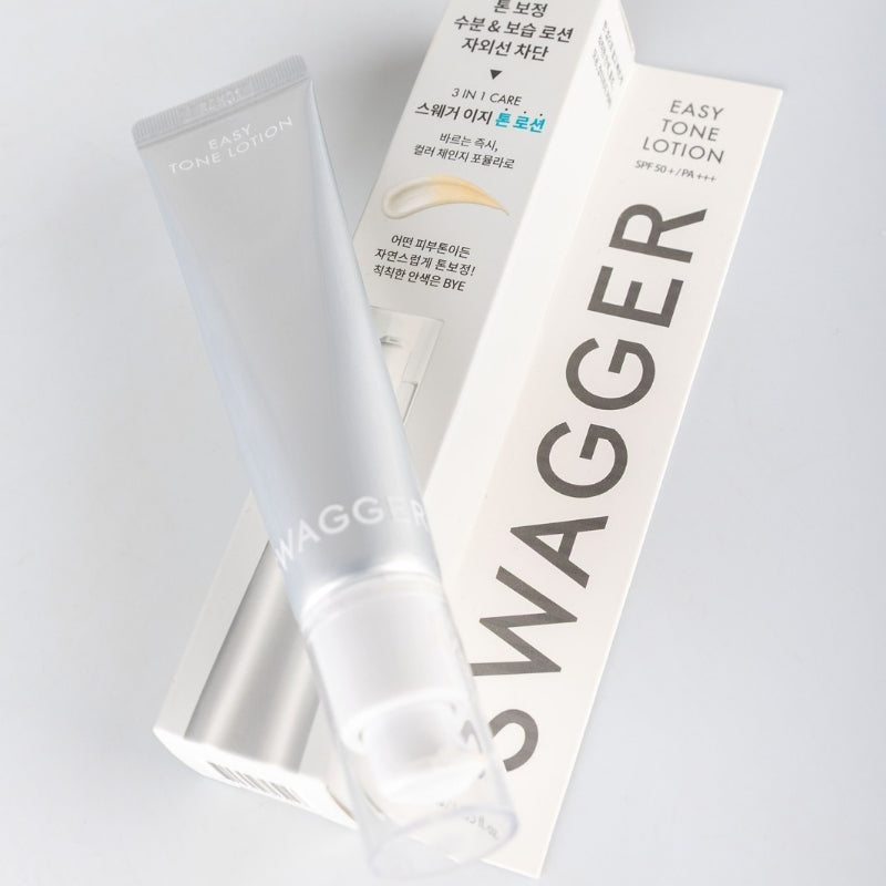 Унисекс Тониращ хидратант със слънцезащитен фактор SPF50 Swagger Easy Tone Lotion SPF50+ PA++++