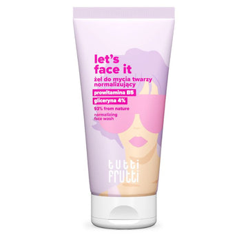 Пантенол нормализиращ измивен гел за лице + Hydro Shot B5 Farmona Tutti Frutti Let's Face it