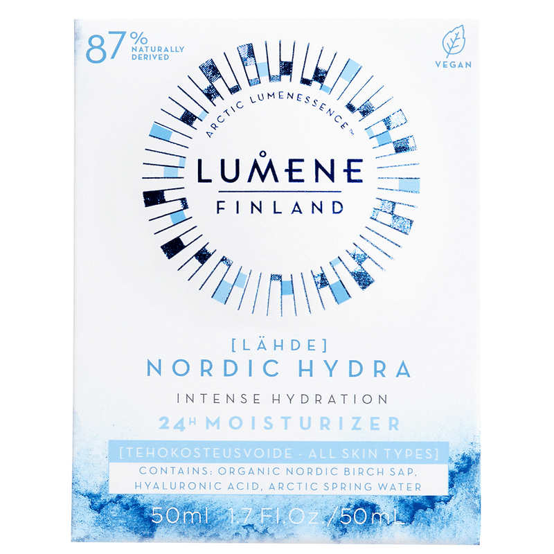 24h Интензивно хидратиращ крем за всеки тип кожа Lumene NORDIC HYDRA Lahde