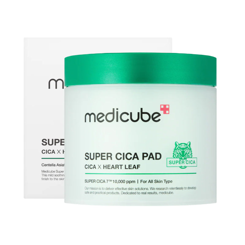 Успокояващи и хидратиращи тонер падове за лице Medicube Super Cica Facial Toner Pads