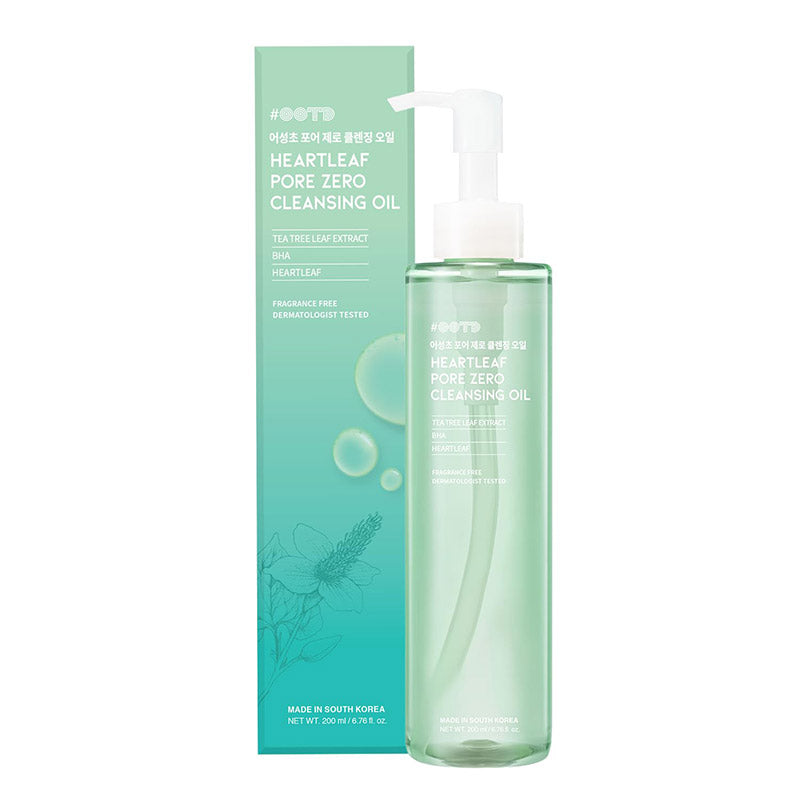 Почистващо олио за свиване на порите с Хотуния OOTD Heartleaf Pore Zero Cleansing Oil