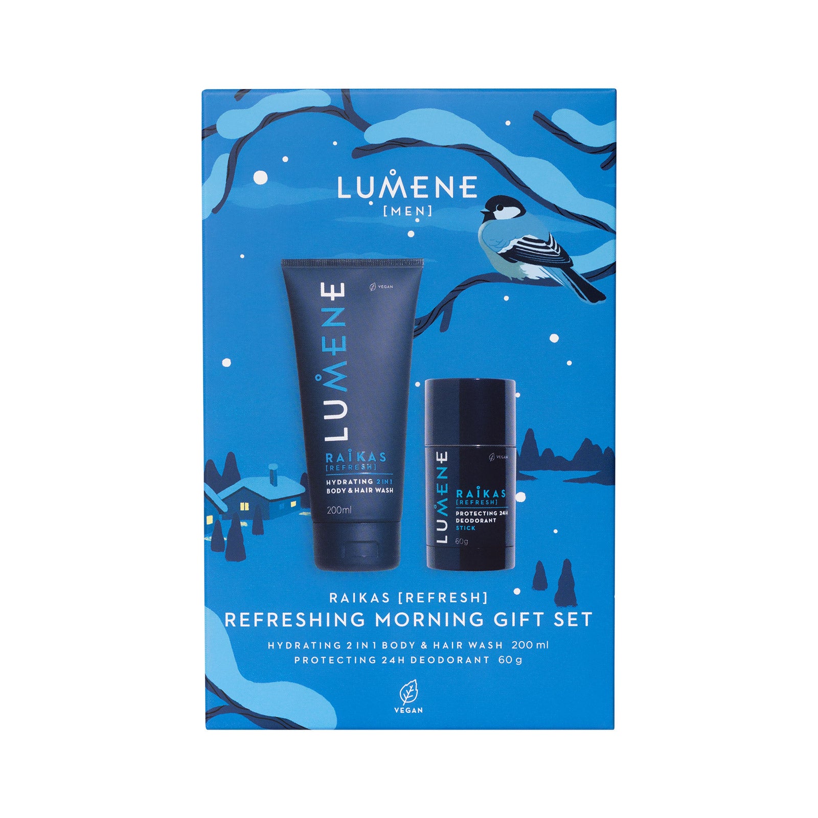 Освежаващ комплект за мъже LUMENE MEN RAIKAS REFRESHING MORNING GIFT SET 2025