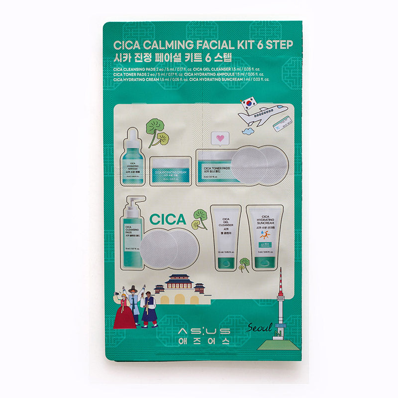 CICA Успокояващ комплект за лице в 6 стъпки Special Size ASUS CICA CALMING FACIAL KIT 6 STEP