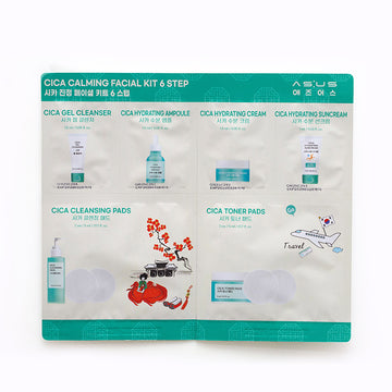 CICA Успокояващ комплект за лице в 6 стъпки Special Size ASUS CICA CALMING FACIAL KIT 6 STEP