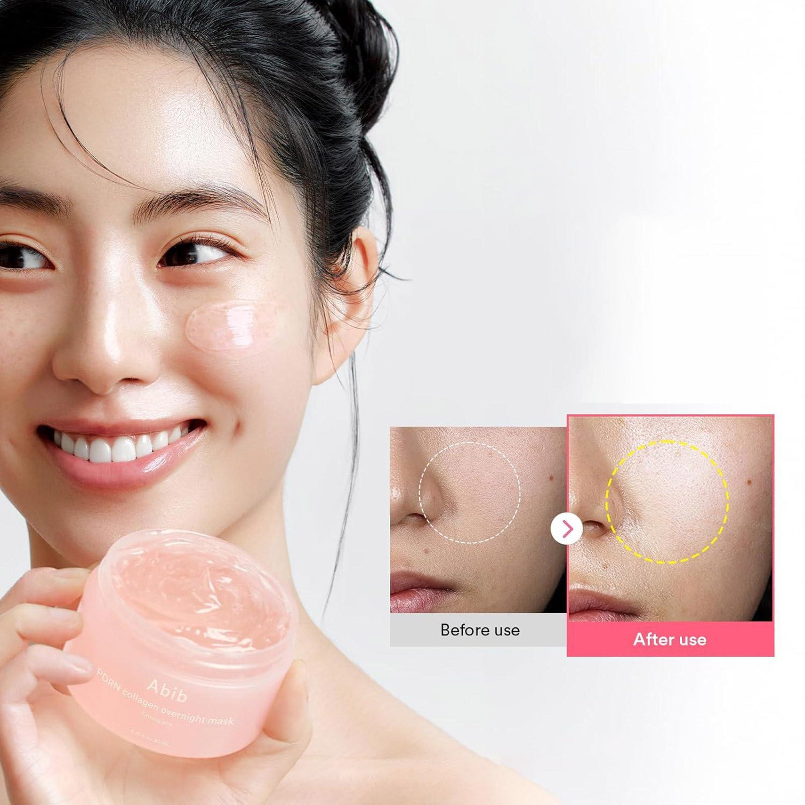 Стягаща колагенова нощна маска за лице ABIB PDRN Collagen Overnight Mask Firming Jelly