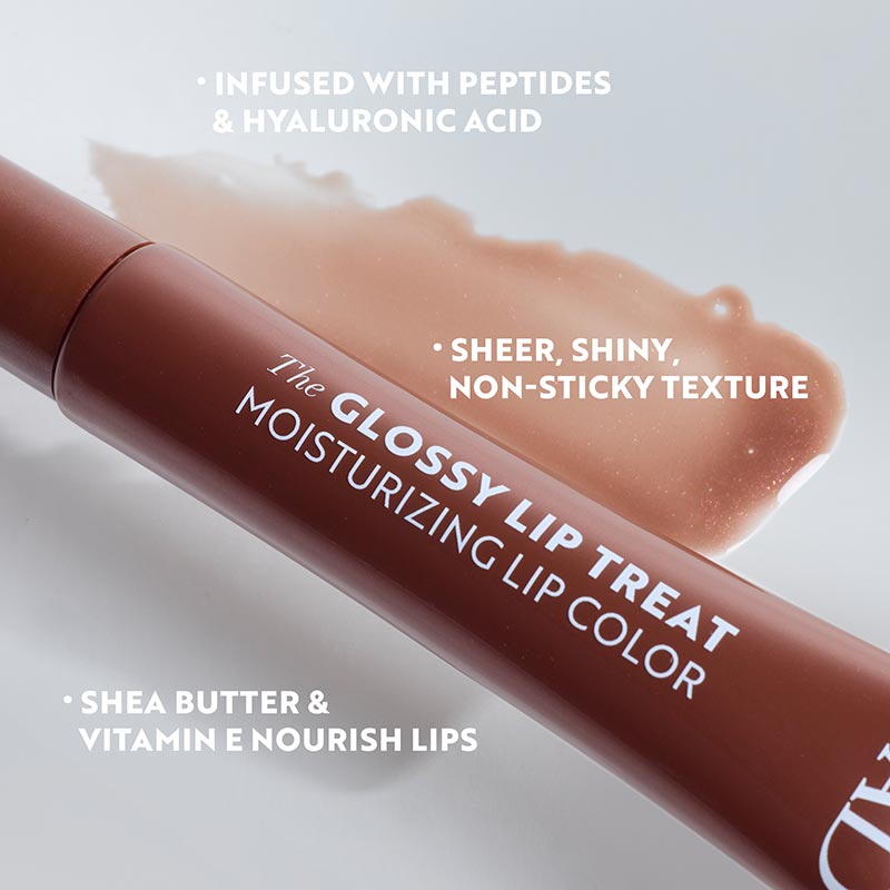 Гланц за обем с хидратираща и подхранваща формула IsaDora Glossy Lip Treat