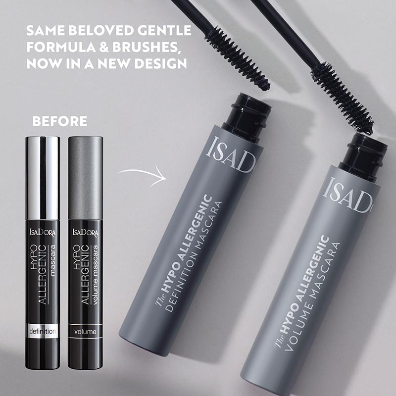Спирала за чувствителни очи IsaDora Black The Hypo Allergenic Definition Mascara