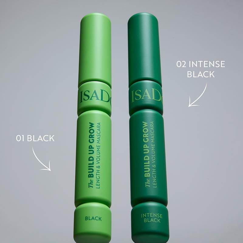 Спирала за растеж, обем и удължаване на мигли IsaDora The Build Up Grow Mascara Euphoria XL– Black