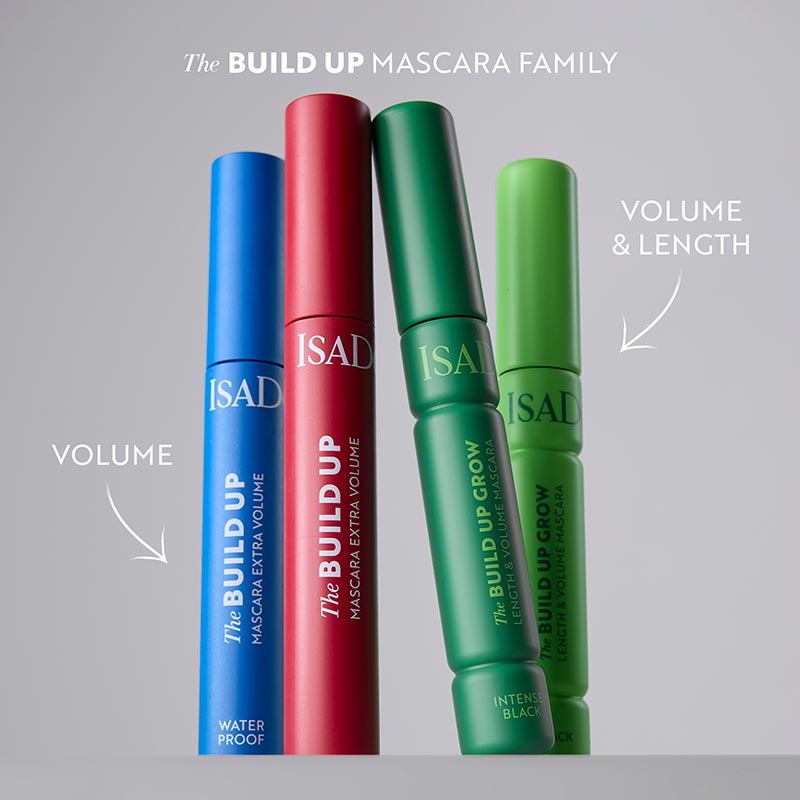 Спирала за растеж, обем и удължаване на мигли IsaDora The Build Up Grow Mascara Euphoria XL– Black