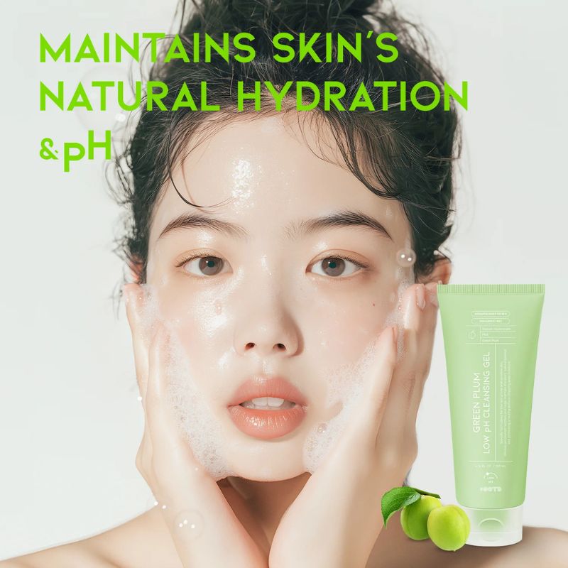 Почистващ гел за чувствителна кожас ниско pH Зелена слива OOTD Green Plum Low PH Cleansing Gel
