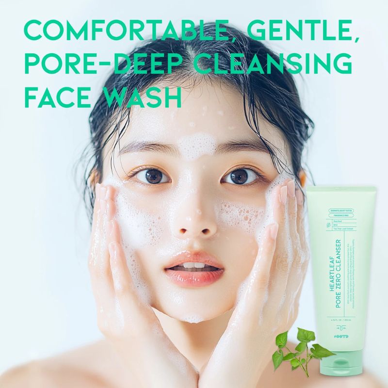 Почистваща пяна за лице с Чаено дърво OOTD Heartleaf Pore Zero Cleanser