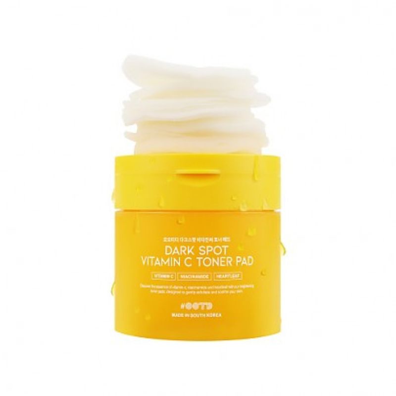 Тонер падове с Витамин С против пигментни петна и неравномерен тен OOTD Dark Spot Vitamin C Toner Pad