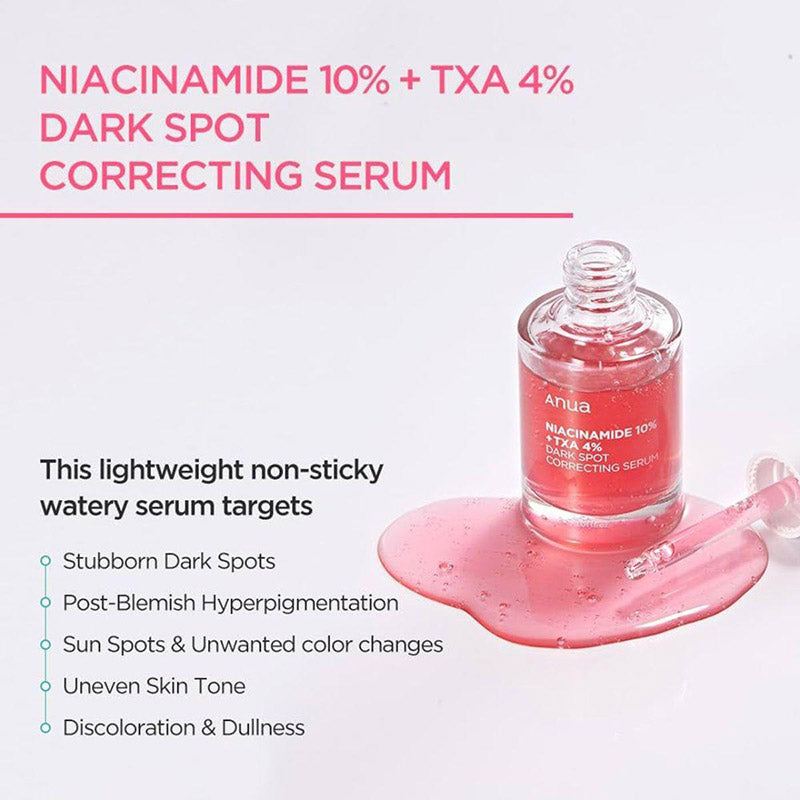 Серум за коригиране на тъмни петна ANUA Niacinamide 10% + TXA 4% Serum