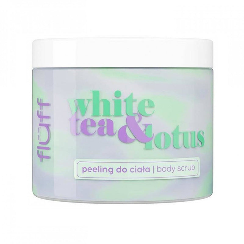 Скраб за тяло – Бял чай и лотос FLUFF Body Scrub White Tea & Lotus