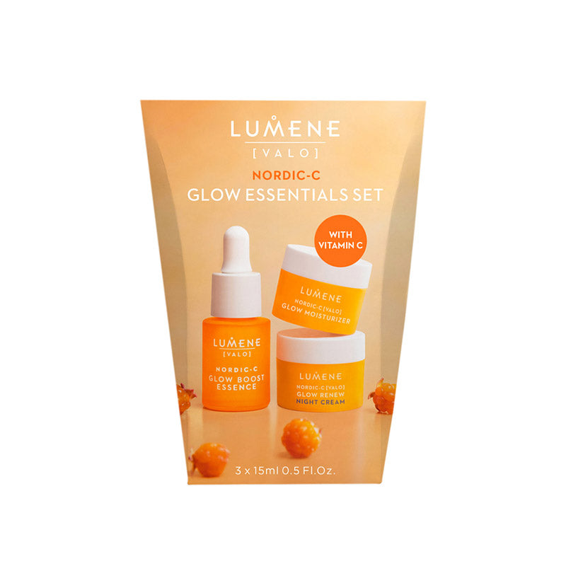 Комплект за блясък и сияние с Витамин C Lumene NORDIC-C Valо Glow Essentials Kit