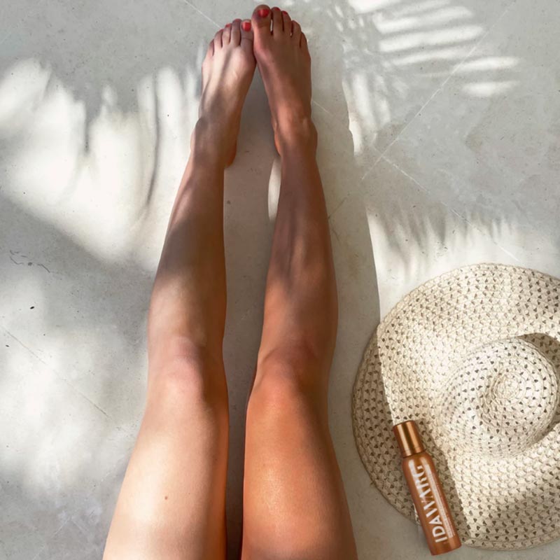 Автобронзиращ мус за незабавен тъмен тен IDA WARG Instant Self-Tanning Mousse Medium Dark