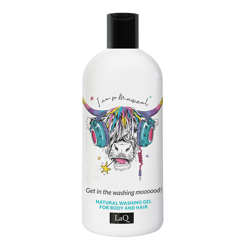Душ гел за коса и тяло LaQ Music Purifies Cow