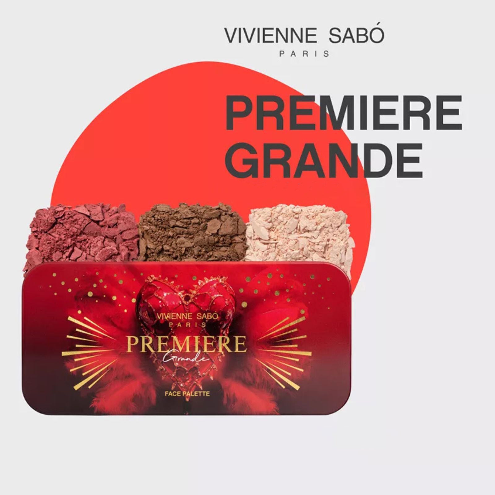 Палитра склуптор за лице Grande Premiere Vivienne Sabo Face Palette