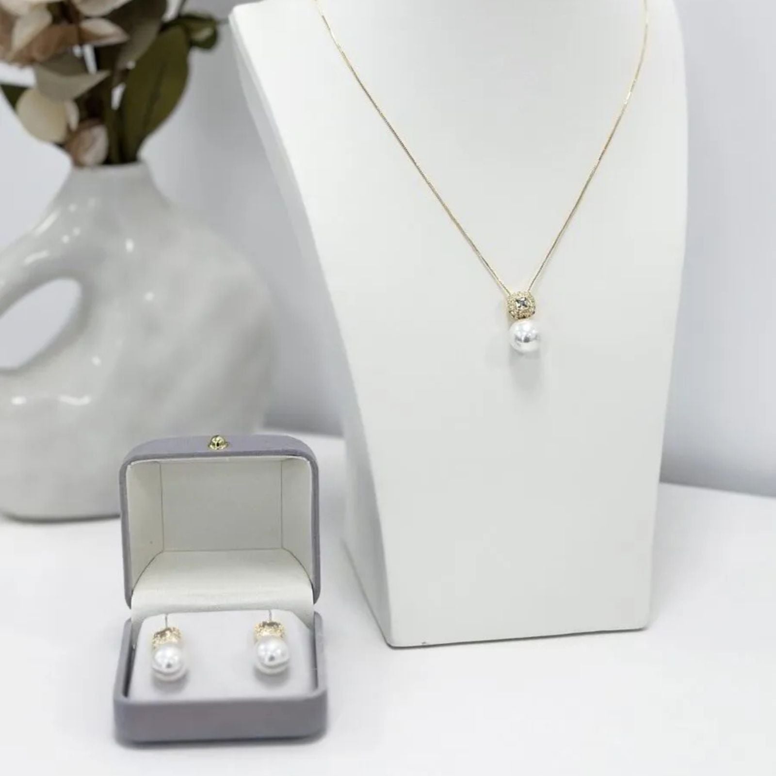 Комплект колие и обеци Salise Mia Collection