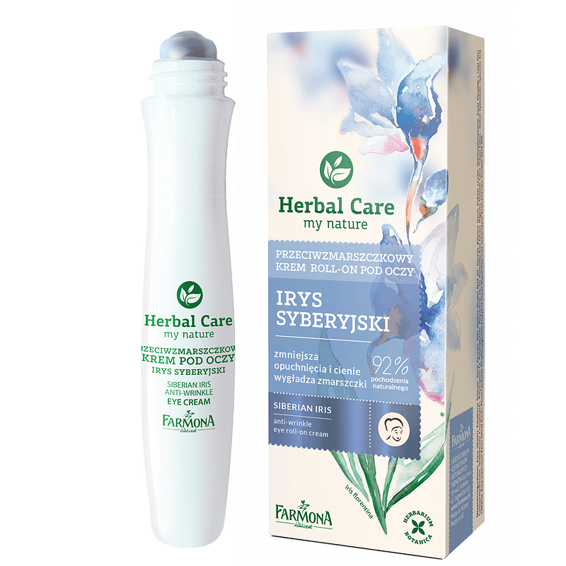 Анти-ейдж крем рол-он за околоочен контур и фини бръчки Сибирски ирис Farmona Herbal Care