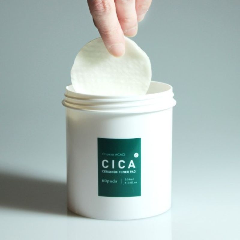 Успокояващи падове-тонер с Центела и Серамиди Chamos Acaci