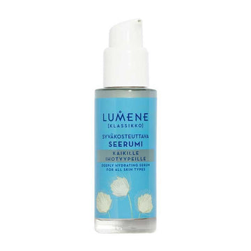 Дълбоко хидратиращ серум против бръчки с хиалуронова киселина Lumene Klassikko Deeply Hydrating Serum