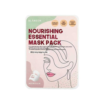 Подхранваща и ренерираща маска с 5 вида пептиди и колаген Chamos Blansen Nourishing Essential Mask Pack