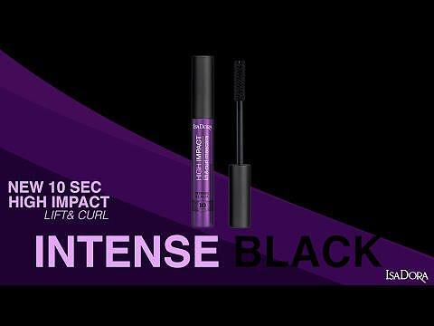 Дълготрайна спирала за мигновен обем 10 Sec High Impact Lift & Curl Mascara 31 Intense Black