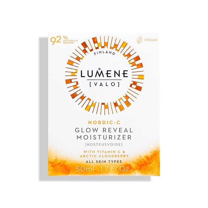Дневен крем с витамин С за блясък и сияние за всеки тип кожа Lumene NORDIC-C Valo