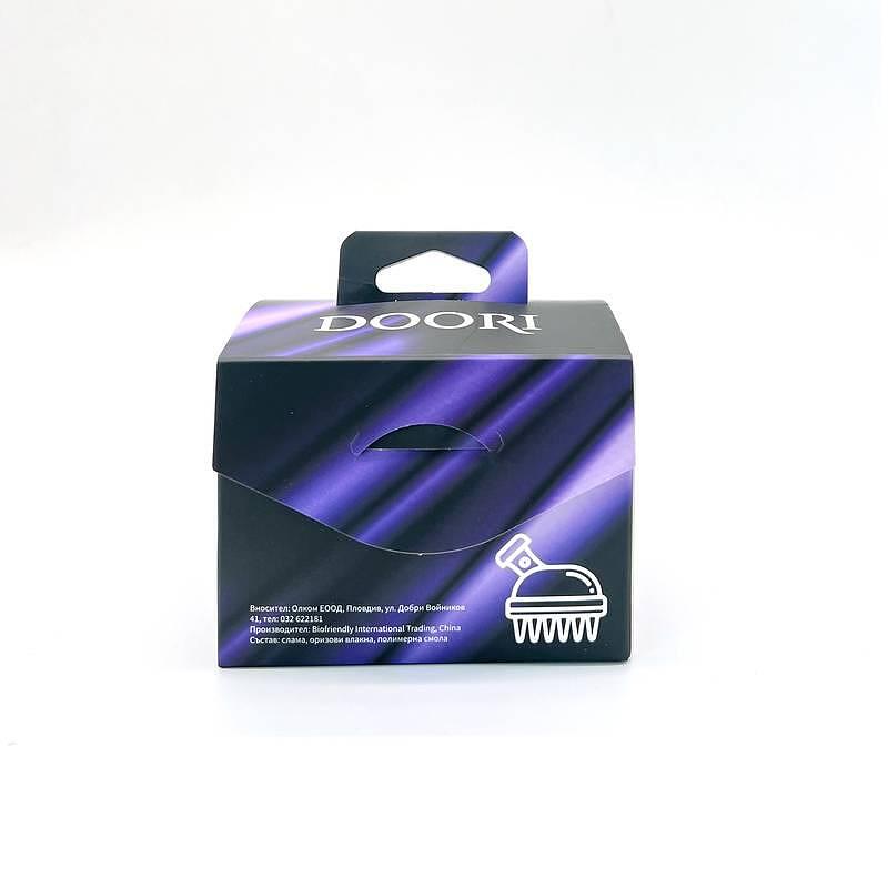 Еко масажна четка за скалп Doori