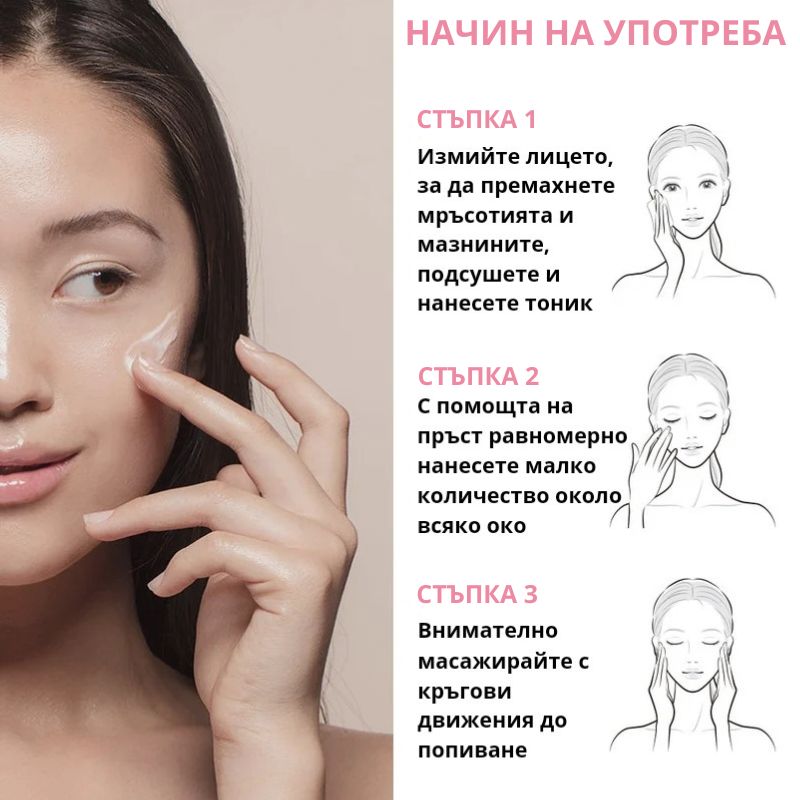 Околоочен серум против подути клепачи и торбички под очите с Кофеин OOTD Depuff Eye Cream C+