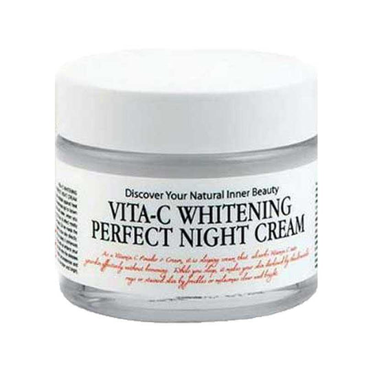 Коригиращ пигментни петна нощен крем с Ниацинамид и Витамин C Chamos Vita-C Whitening Perfect Night Cream