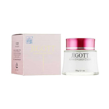 Крем за лице с хиалуронова киселина Jigott Active Emulsion Cream