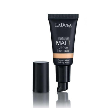 Матиращ фон дьо тен ПРОМО Опаковка IsaDora Natural Matt Oil Free Foundation