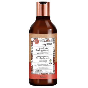 Минерален освежаващ био душ гел  Червен клен Farmona My'Bio Red Maple Mineral refreshing bio-shower gel