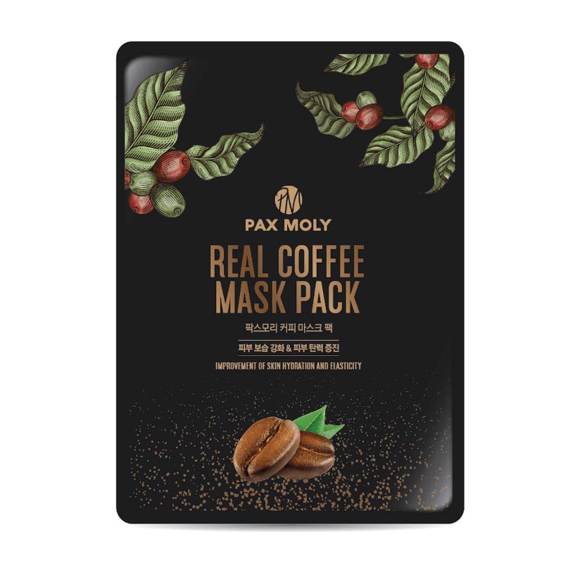 Шийт маска за лице с кафе PAX MOLY Real Coffee Mask Pack