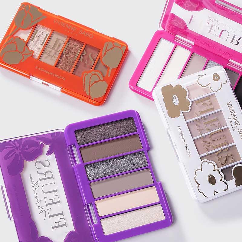 Палитра сенки за очи 6 цвята Fleurs naturelles IRIS Vivienne Sabo