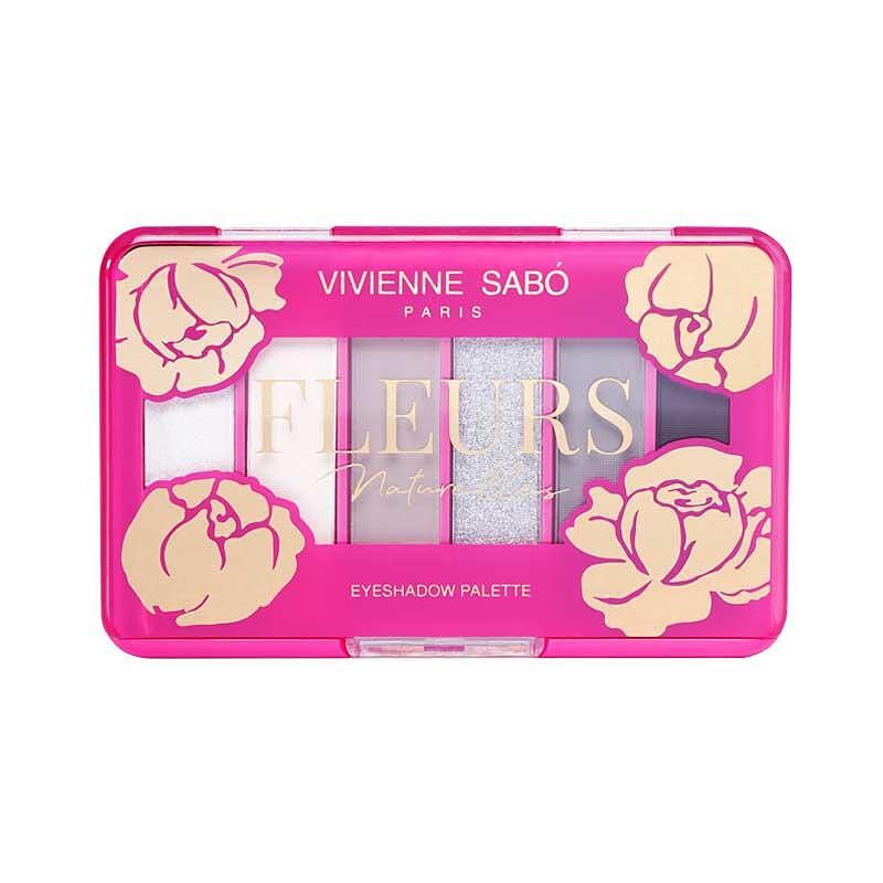 Палитра сенки за очи 6 цвята Fleurs naturelles PIVOINE Vivienne Sabo