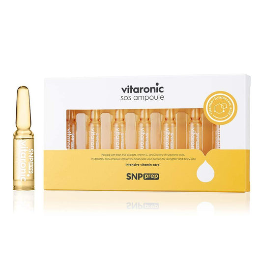 Подхранващи ампули за лице с витамин C SNP Prep Vitaronic SoS Ampoule